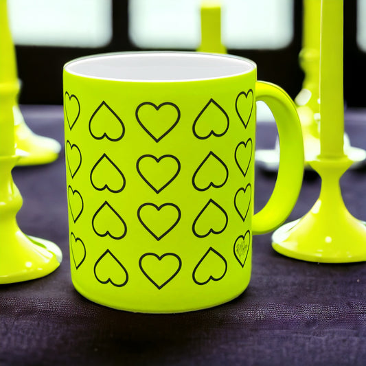 Neon 'Love Hearts'© Mugs