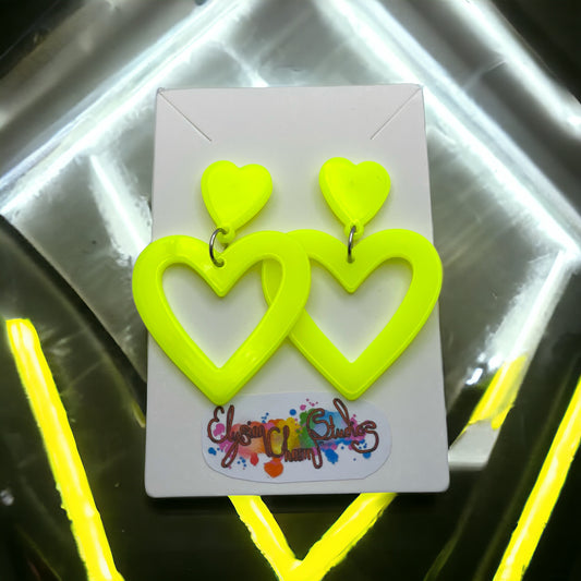 Heart Dangle Earrings